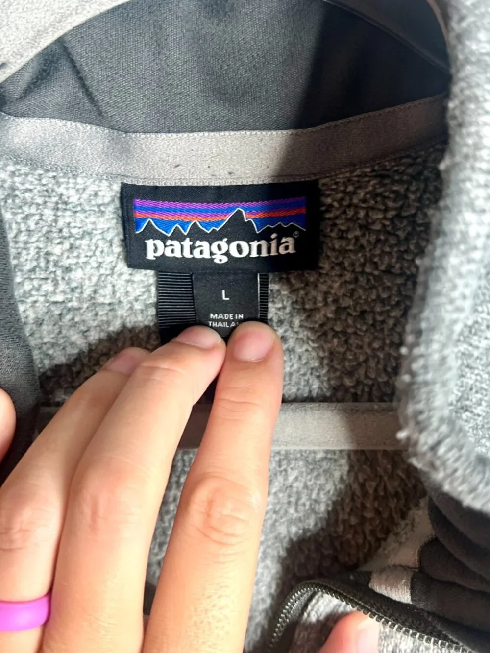 Patagonia Men's Better Sweater 1/4-Zip Pullover Outdoor Mock Neck Sz Large